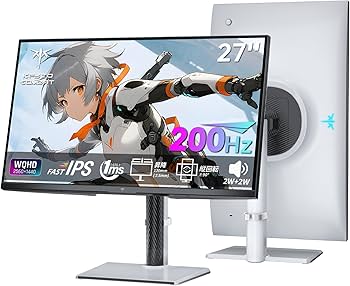 Amazon.co.jp: KTC 27インチ WQHD(2560×1440) 200Hzゲーミングモニター